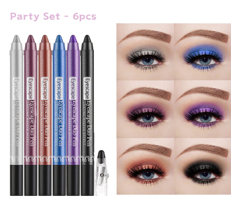 Set da 6 matite ombretto impermeabili (S)