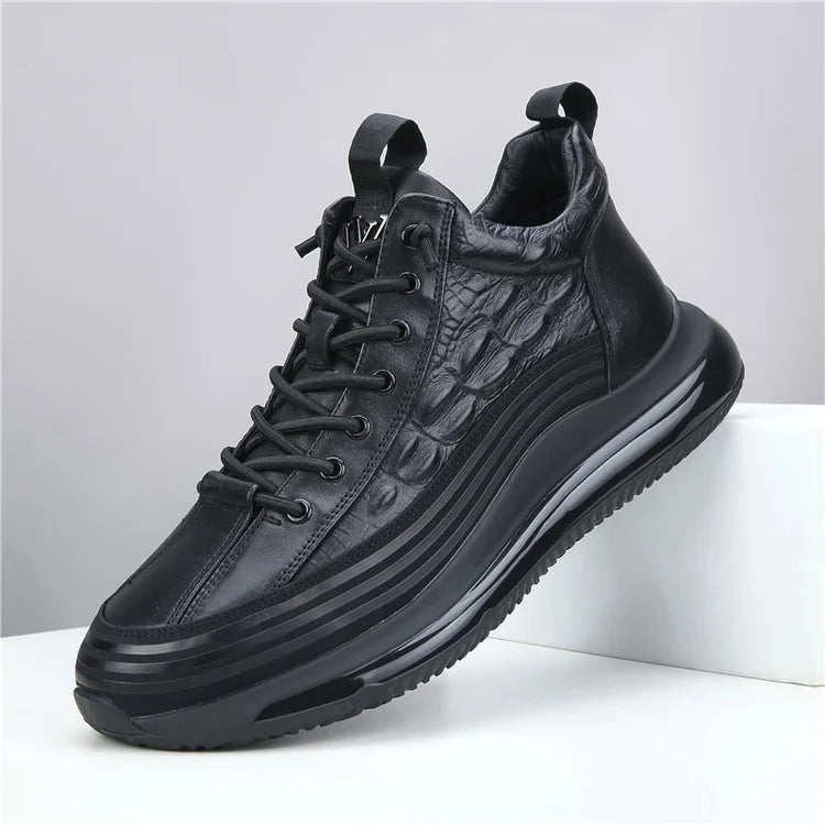 Sneakers casual con suola rialzata da uomo (S)