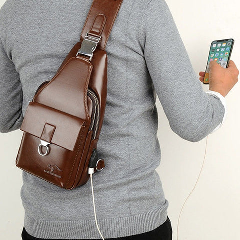 Borsa marsupio a spalla da uomo (TRASF)