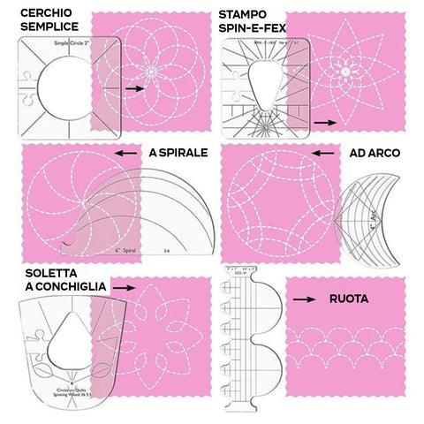 Kit per creare ricami (6 PEZZI) (S)
