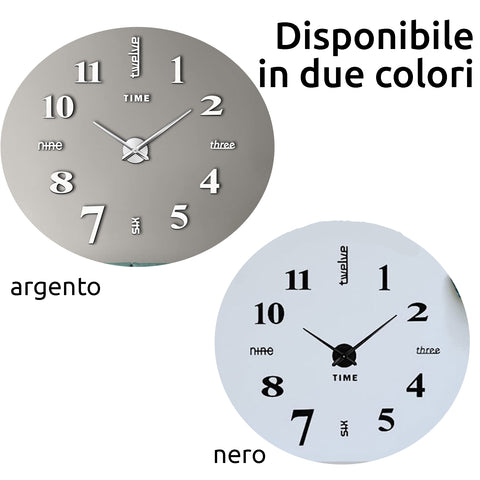 Orologio da parete alfanumerico (S)