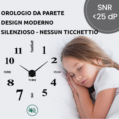 Orologio da parete alfanumerico (S)