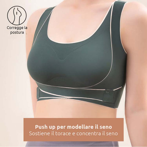 Set da 2 reggiseni sportivi traspiranti con comodo incrocio frontale (S)