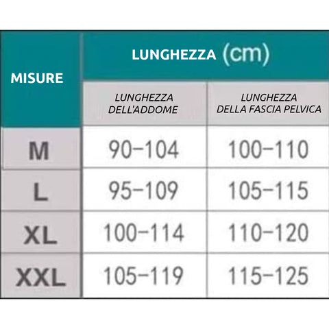 Supporto Postura con effetto snellente (S)