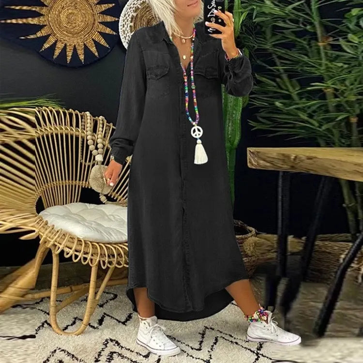 Abito in denim alla moda