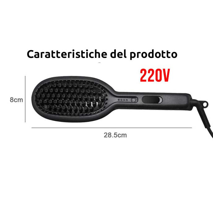 Spazzola professionale per capelli lisci e setosi (S)