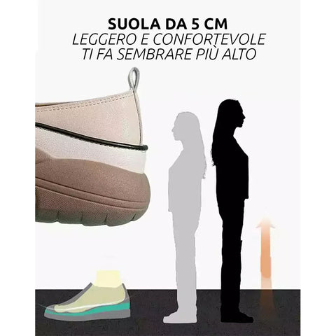 Mocassini alla moda da donna (TRASF)