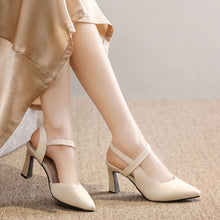 Carica l&#39;immagine nel visualizzatore di Gallery, Scarpe aperte eleganti con tacco (RILANCIARE IN PT A GIUGNO)
