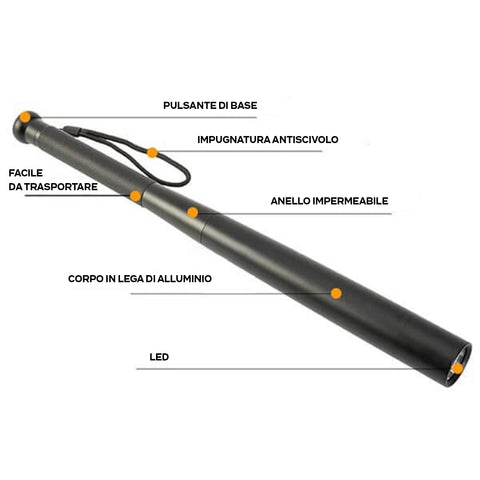 Torcia a Led a forma di mazza (36cm)