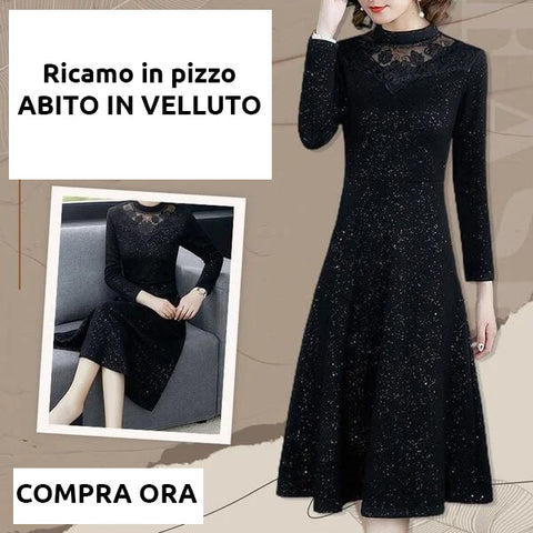 Abito ricamato in pizzo (TRASF)