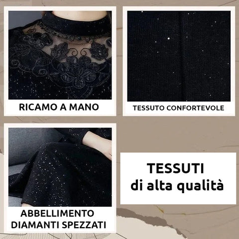Abito ricamato in pizzo (TRASF)