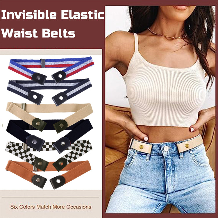 Set da 6 cinture elastiche colorate (TRASF)