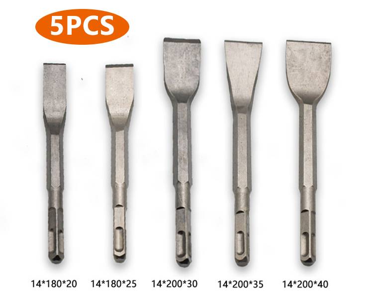 Set di  5 scalpelli per martello pneumatico (SORPR)