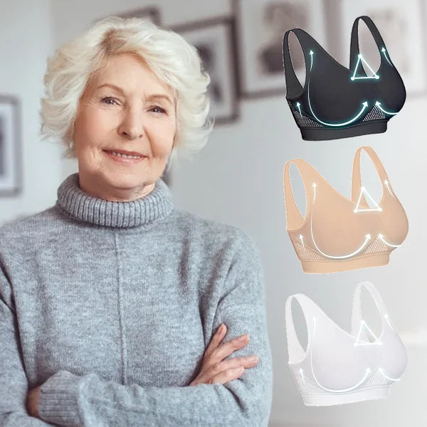 Set da 3 reggiseni push-up traspiranti (S)