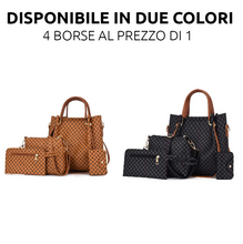 Carica l&#39;immagine nel visualizzatore di Gallery, Set da 4 borse da donna stile a &quot;Pois&quot; (TRASF)
