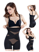 Carica l&#39;immagine nel visualizzatore di Gallery, Set da 2 pantaloncini incrociati a vita alta modellanti (S)
