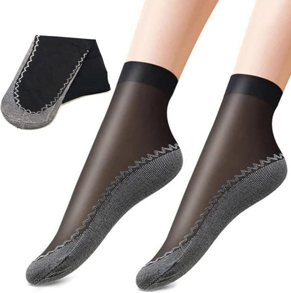 Calze anti-scivolo da donna (10 paia) (TRASF)