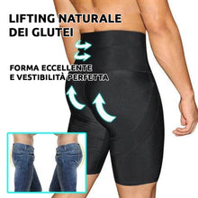 Carica l&#39;immagine nel visualizzatore di Gallery, Pantaloncini snellenti da uomo: EFFETTO PANCIA PIATTA (TRASF)
