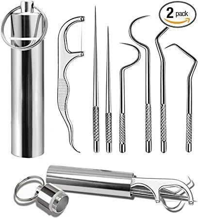 Kit pulizia dentale portatile (7 PCS) (S)