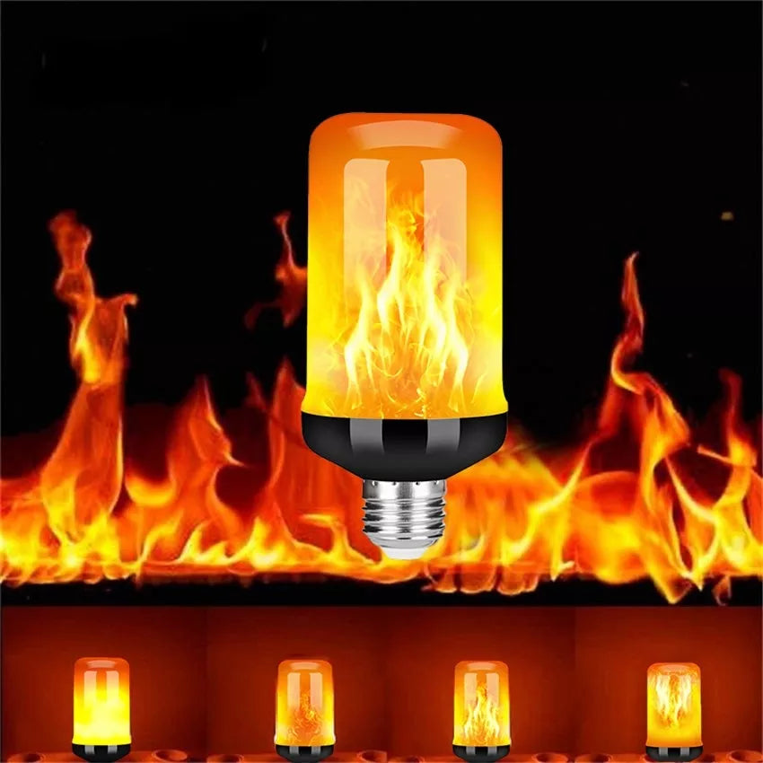 Lampadina LED effetto fiamma (2 pezzi) (TRASF)